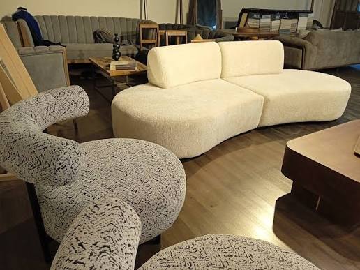 مبل راحتی ال لوبیایی 8نفره