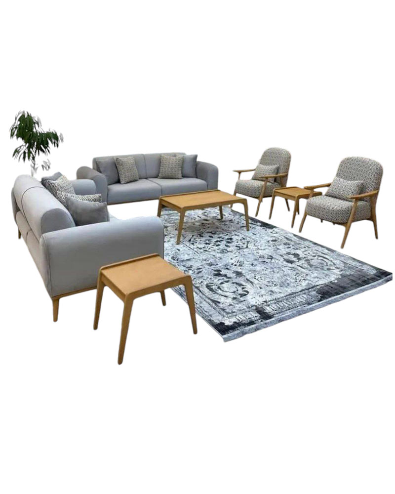 مبل راحتی مینیمال هشت نفره تختشو مکانیزم