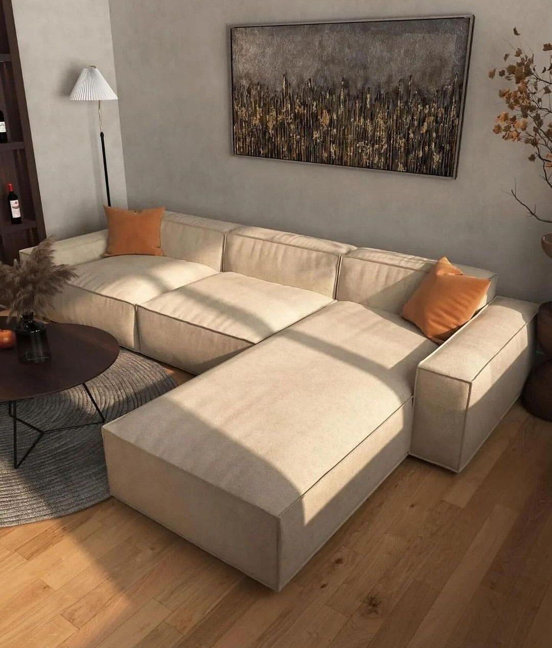 مبل راحتی ال مینیمال 6نفره